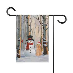 2024 SNOWMAN AND CARDINAL banner