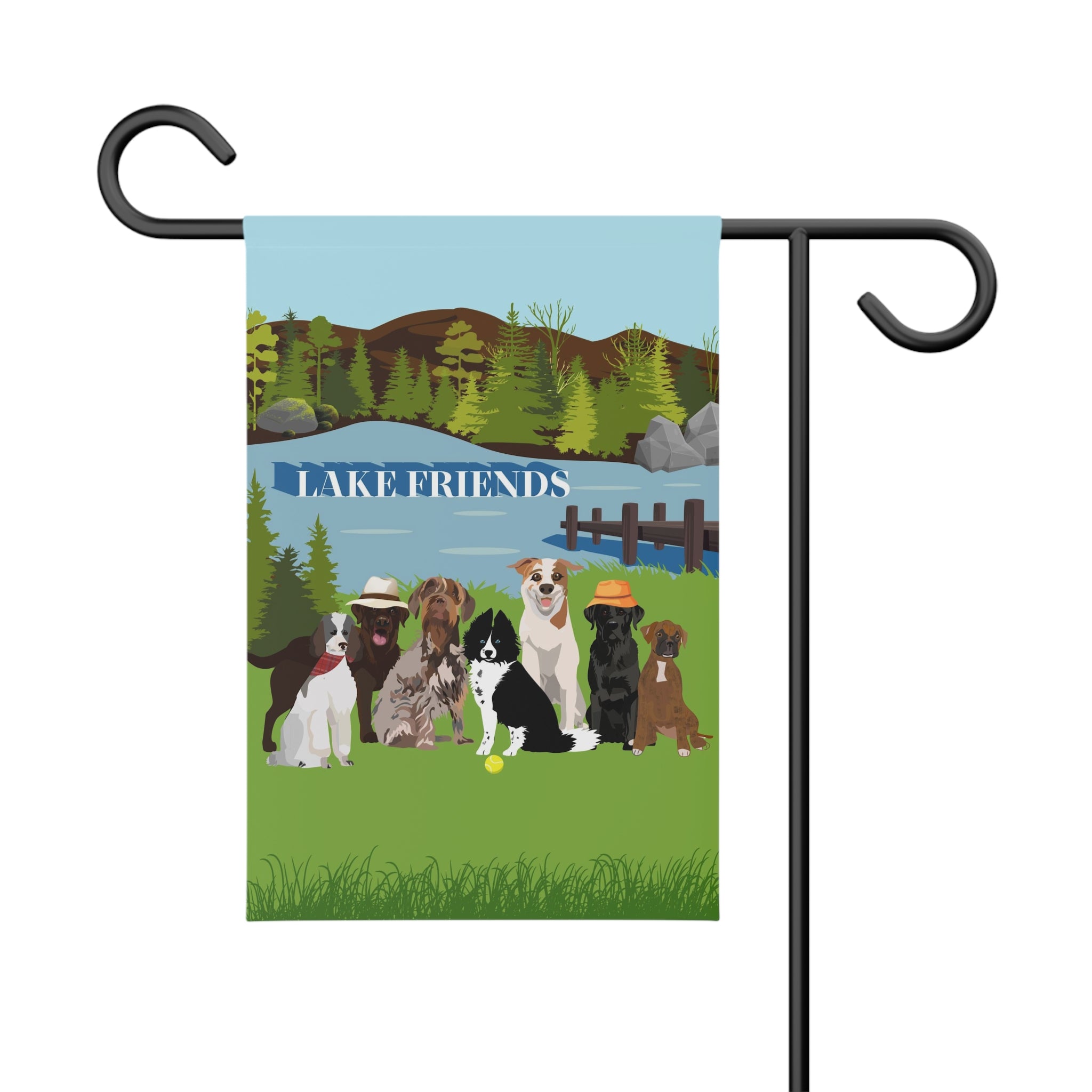 Lake Friends Garden Banner