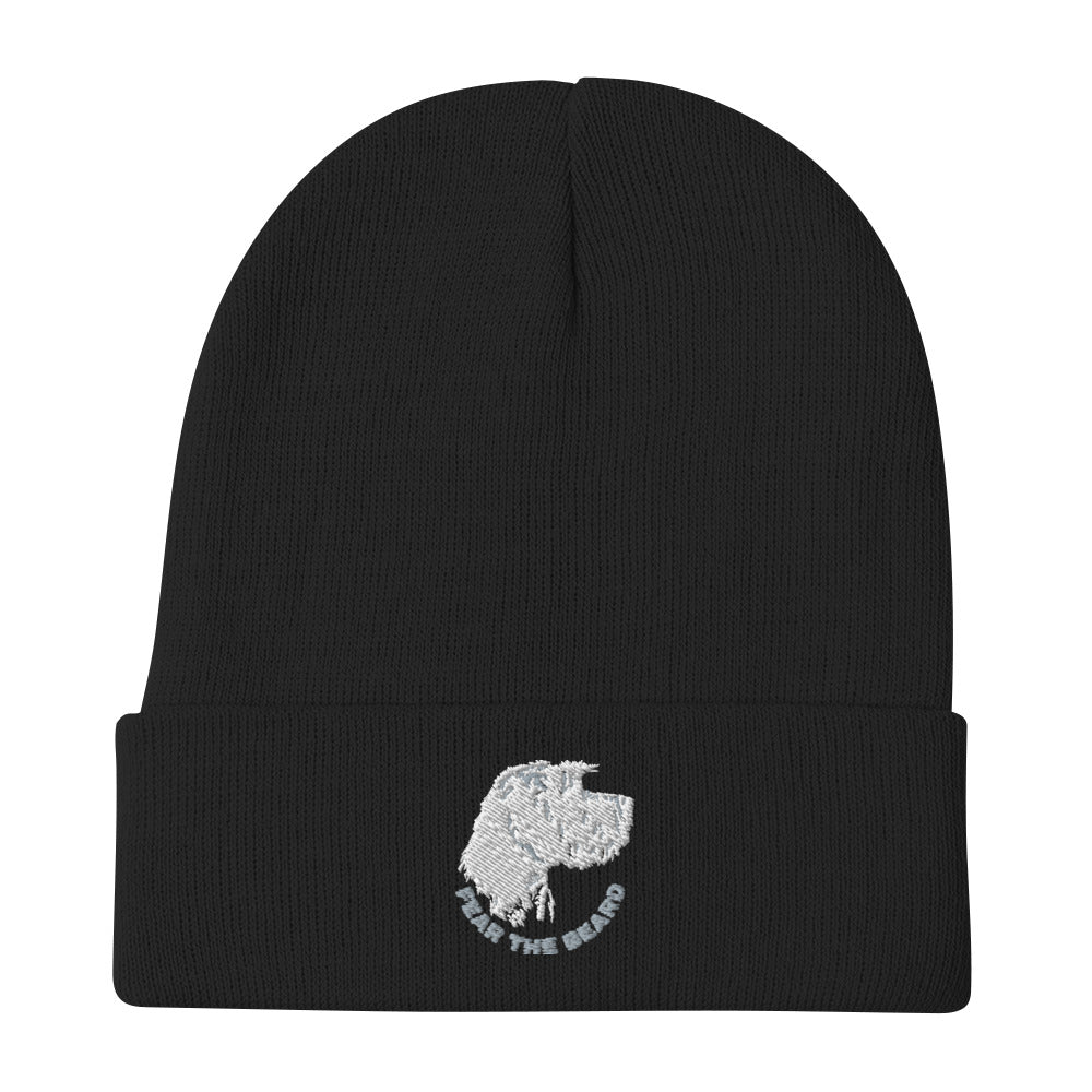 Fear the Beard Embroidered Beanie